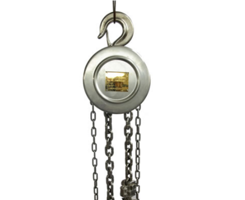 不銹鋼手拉葫蘆參與承酸池更換吊裝任務(wù)